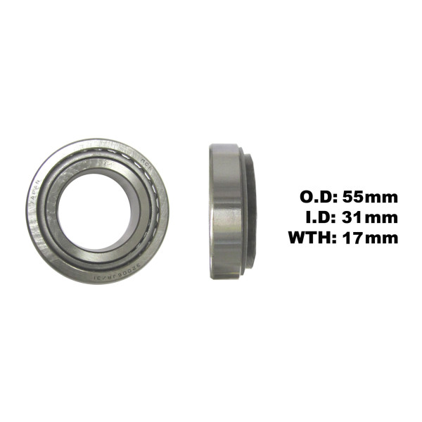 Tourmax Steering taper bearing 24 x 41 x 12.5